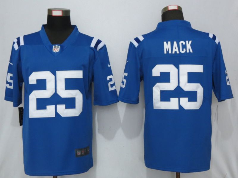 Men Indianapolis Colts #25 Mack Blue Nike Vapor Untouchable Limited Playe NFL Jerseys